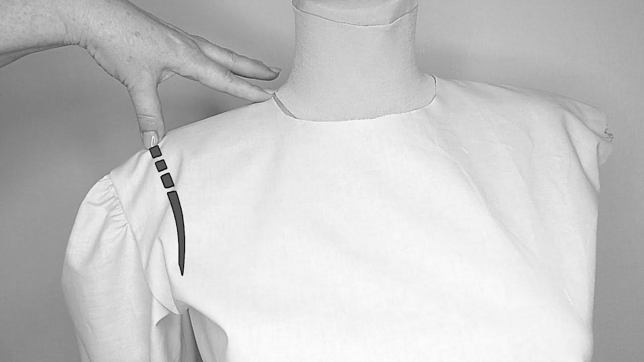 ✅The way to Reduce Extensive Shoulder Quickly/Wonderful Sewing Tips/Technique 1