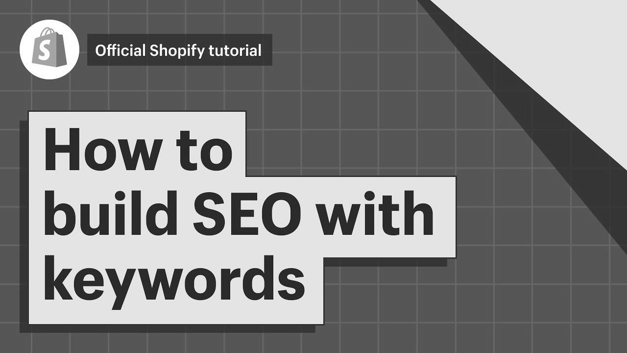 How To Construct search engine marketing Through Keywords ||  Shopify Help Heart