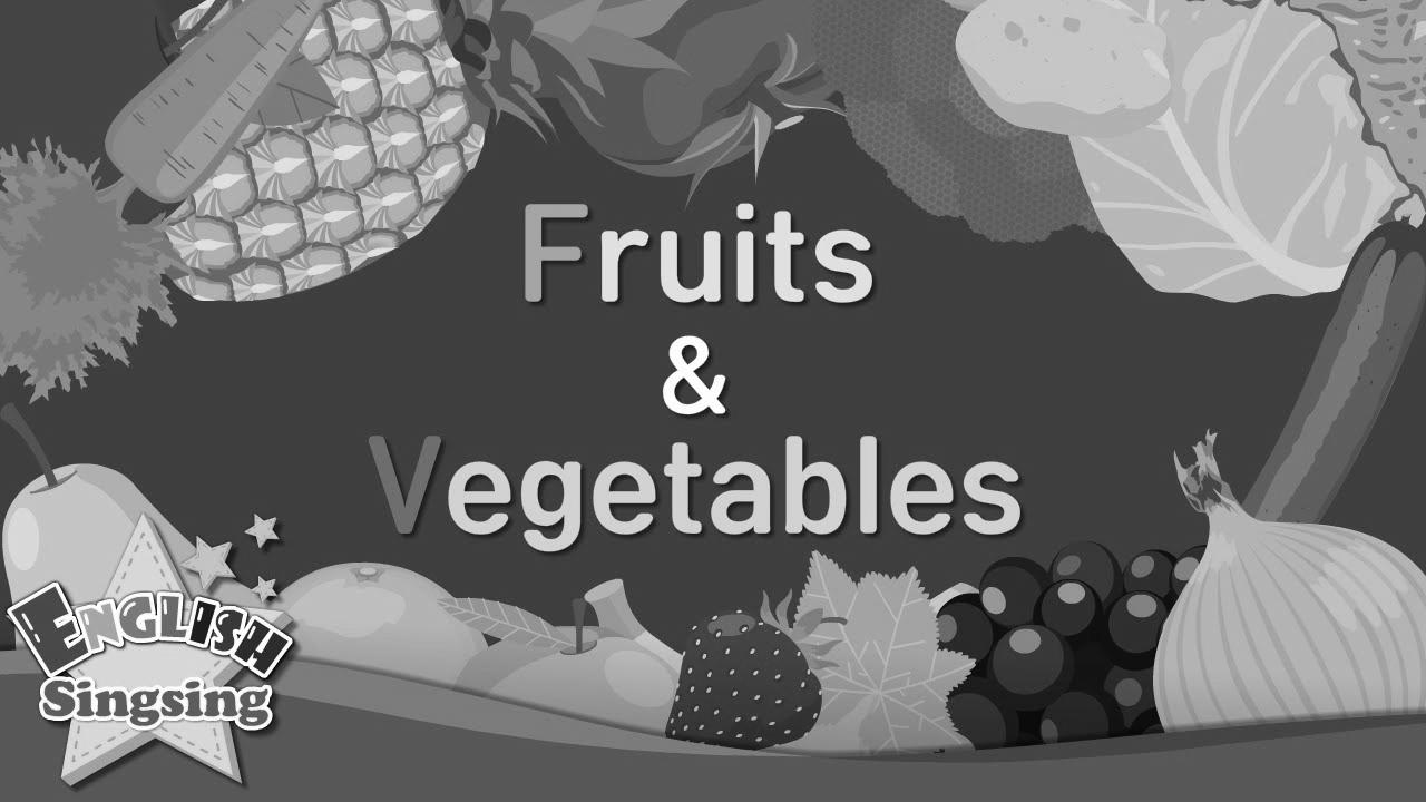 Kids vocabulary -[Old] Fruits & Greens – Study English for youths – English instructional video