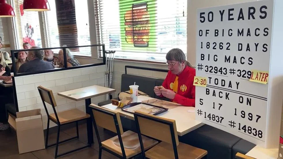 Wisconsin man celebrates 50 years of consuming Large Macs each day