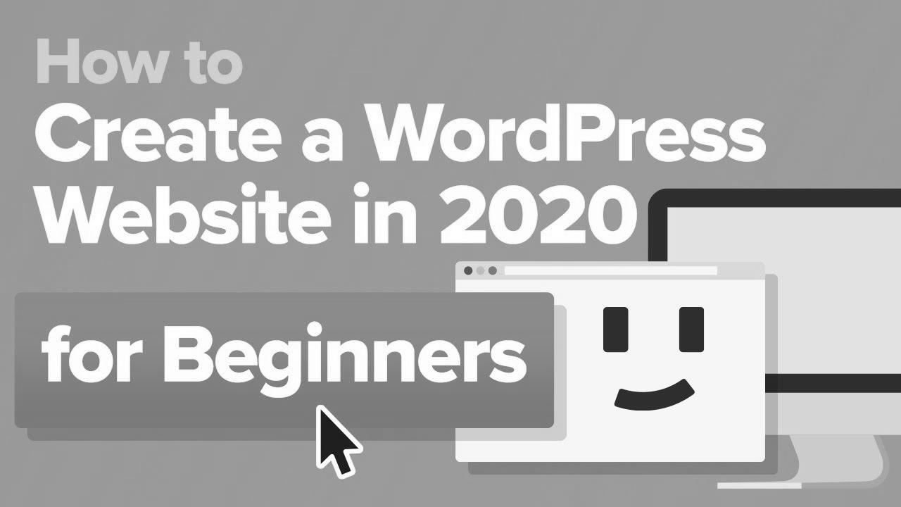 How To Create A WordPress Website [2020] For Beginners + search engine optimisation!