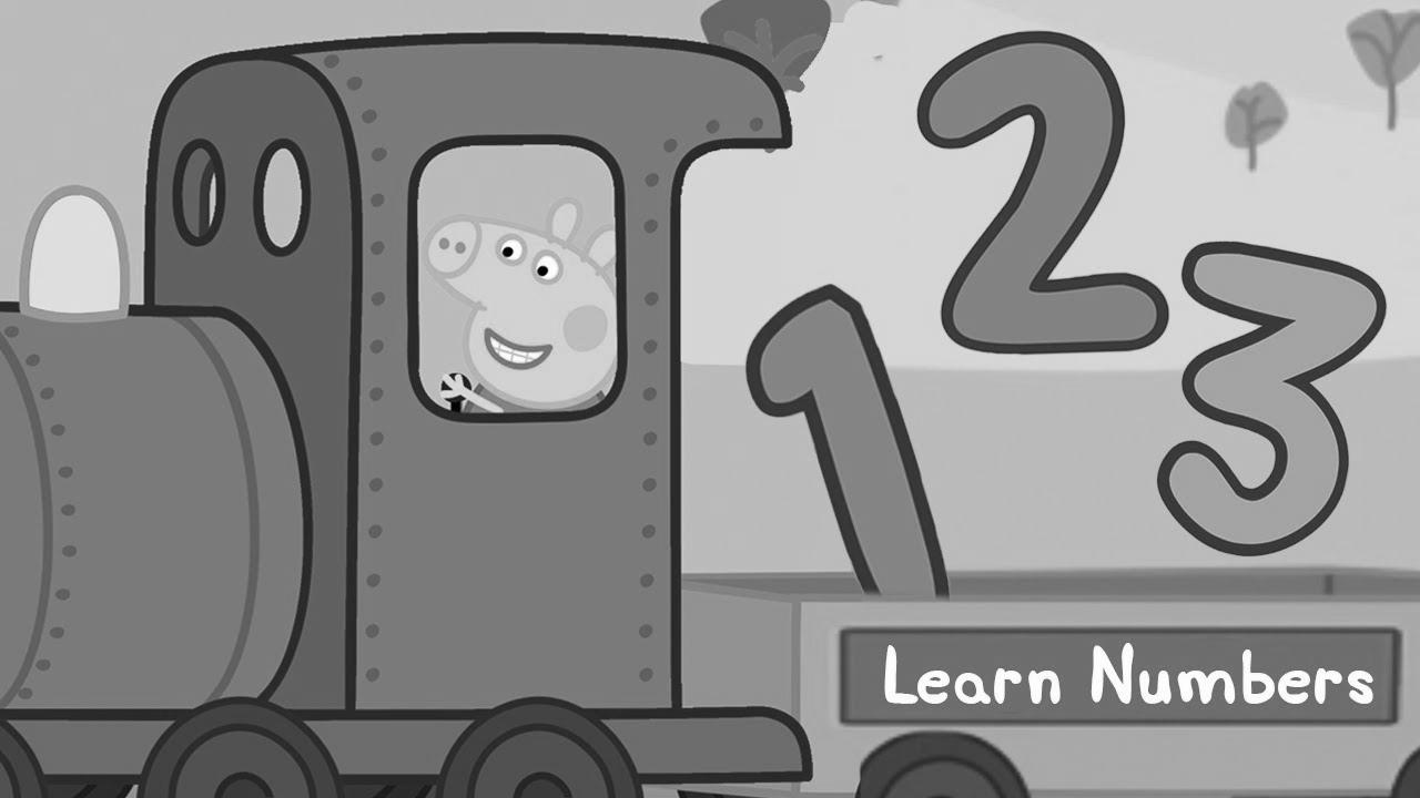 Peppa Pig – Learn Numbers With Trains – Peppa Pig the Train Driver!  – Studying with Peppa Pig