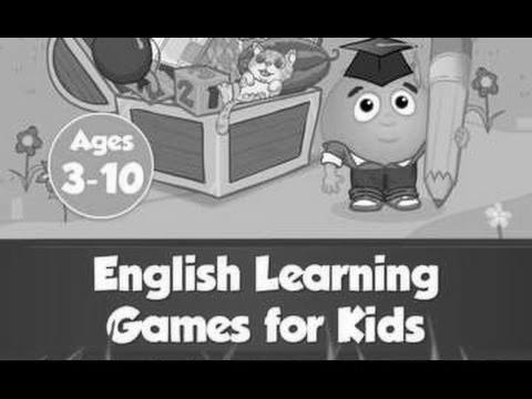 Fun English: Language learning video games for kids ages 3-10 to learn to read, speak & spell