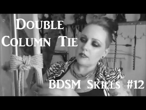 🔗 Study Rope Bondage ➰ Double Column Tie Tutorial – BDSM Skills #12 Shibari